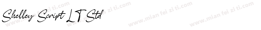 Shelley Script LT Std字体转换